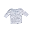 T-shirt à dentelle blanc