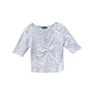 T-shirt à dentelle blanc