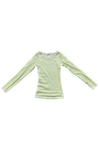 T-shirt à manche longue rayure fluo