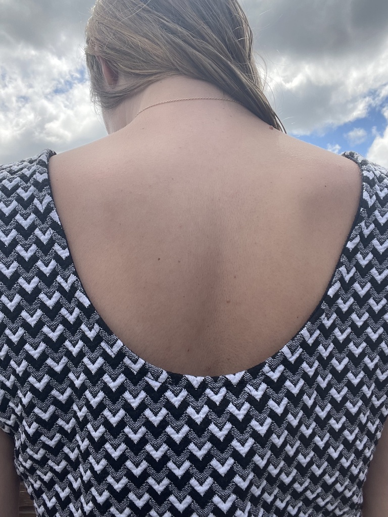 T-shirt à motif noir et blanc