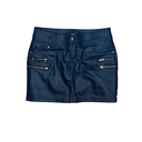 Jupe en faux cuir noir