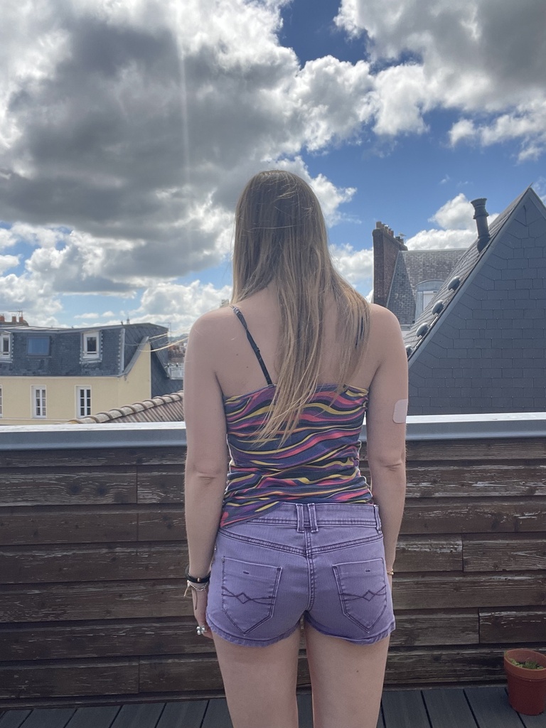 Débardeur à motif de toutes les couleurs