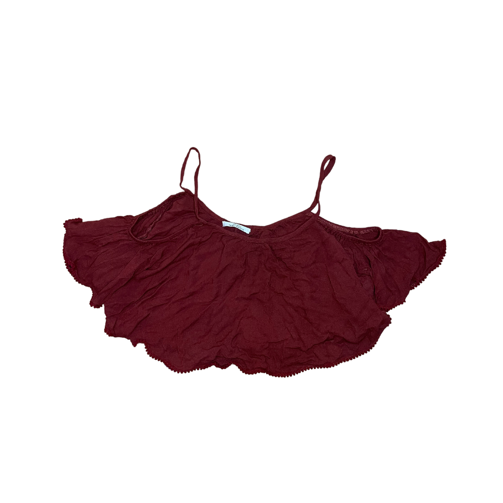 Débardeur t-shirt bordeaux