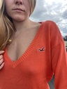 Pull orange fluo 