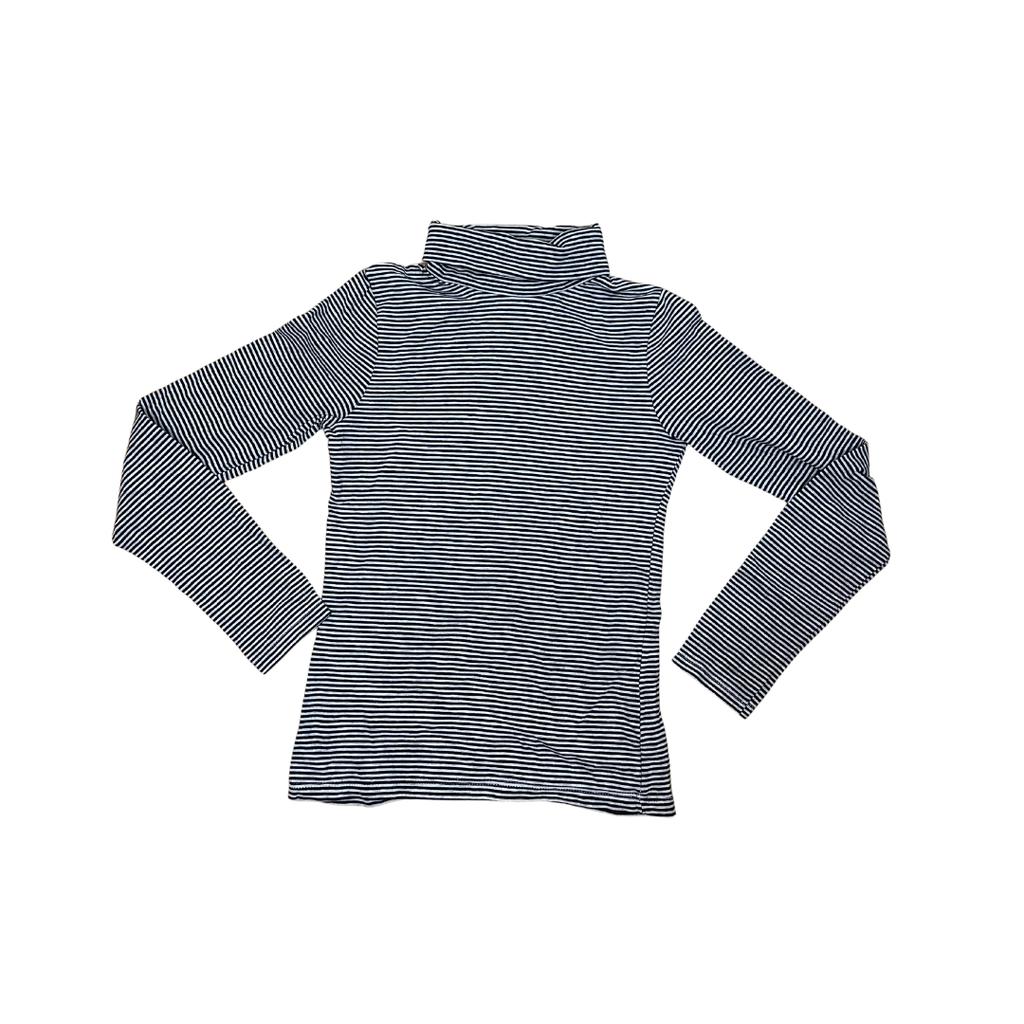 Sous pull blanc à rayure noir 