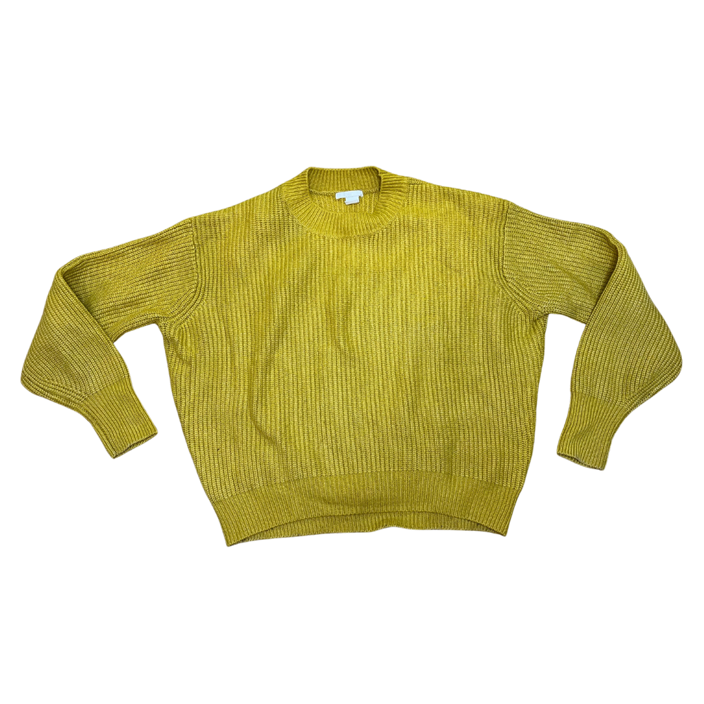 Pull jaune moutarde 