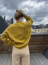 Pull jaune moutarde 