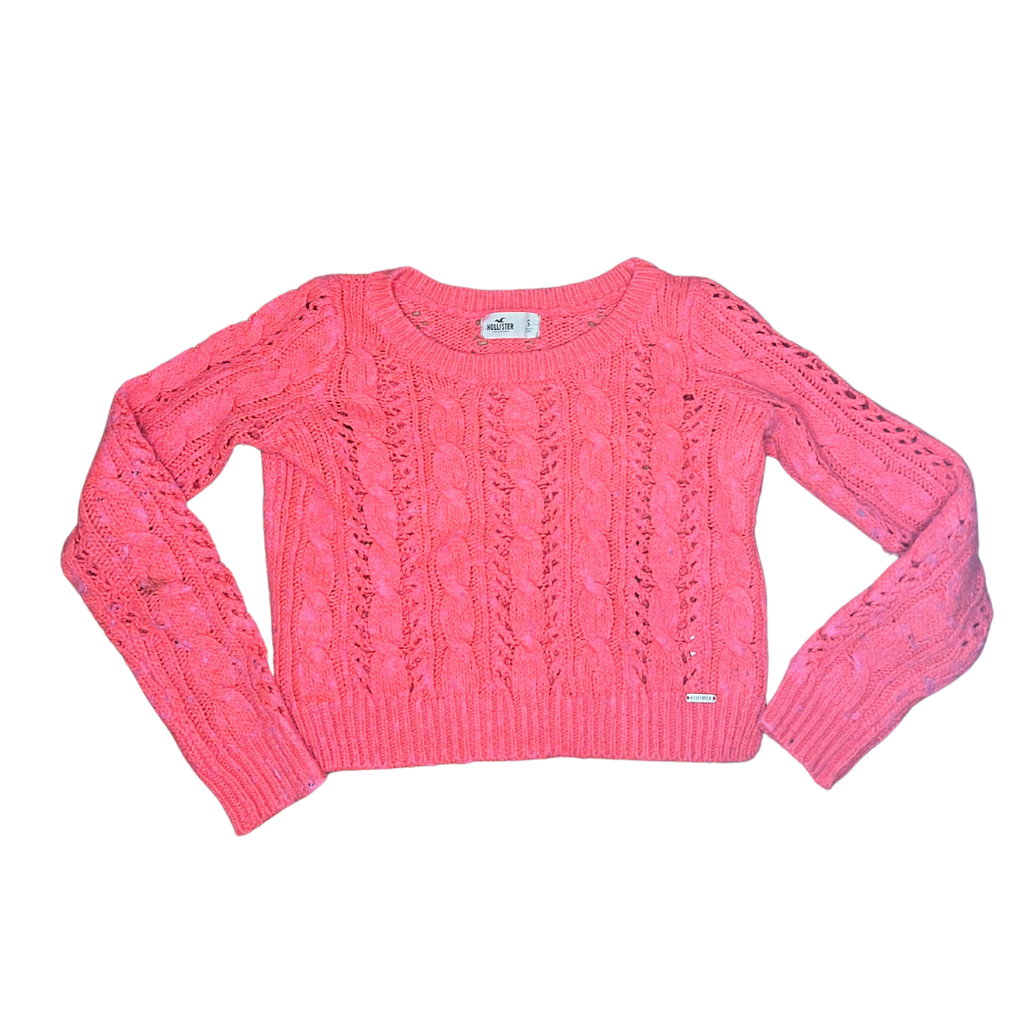 Pull rose fluo crop top 