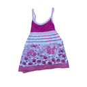 Débardeur à motif fleur rose 