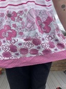 Débardeur à motif fleur rose 