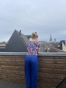 Pantalon bleu électrique 