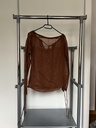 Haut marron transparent 