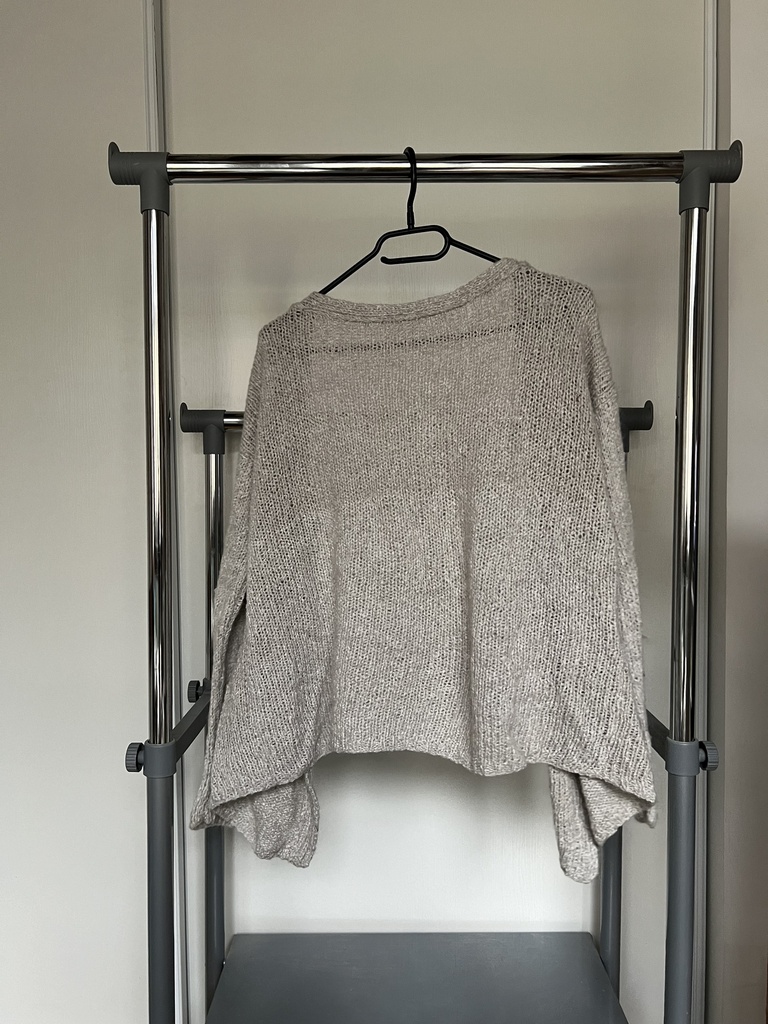 Gilet gris en laine