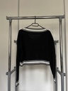 Pull noir et blanc 