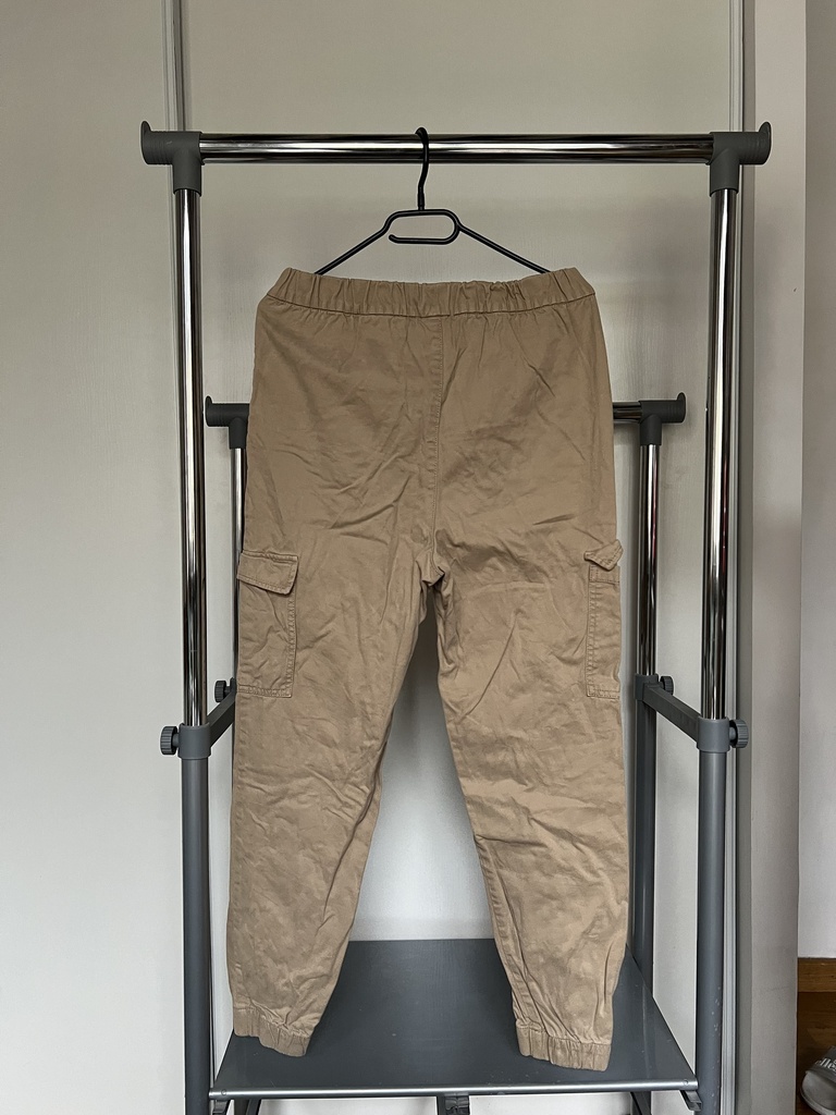 Pantalon cargo beige 