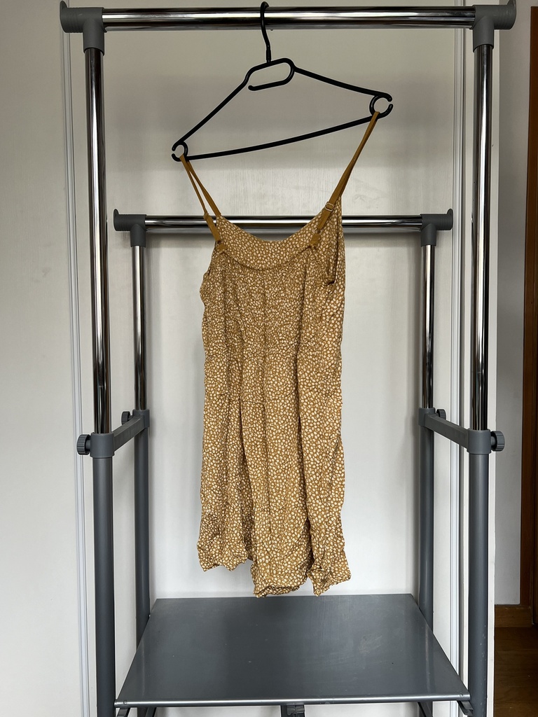 Combi courte jaune et blanche
