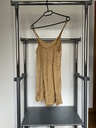 Combi courte jaune et blanche