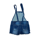 Salopette short en jean à bretelle 
