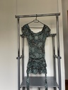 Robe courte transparente 