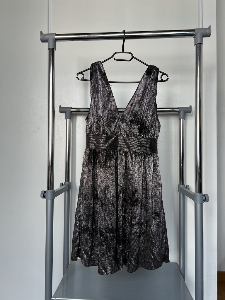 Robe argenté - Mango