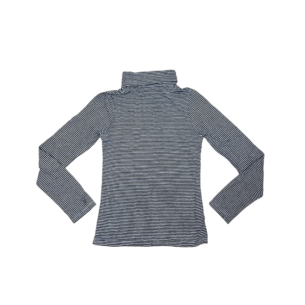 Sous pull blanc à rayure noir 