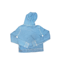 Gilet à capuche bleu 