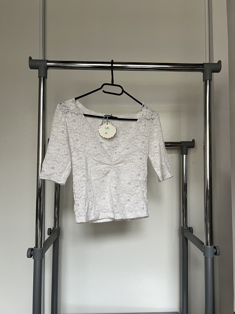 T-shirt en dentelle 