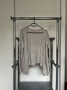 Gilet gris en laine