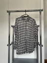 Chemise transparente à carreaux 