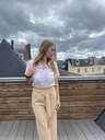 Chemise blanche manche courte - H&M