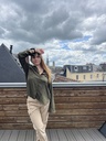 Chemise longue kaki - New Look