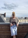 Veste taupe avec épaulette 