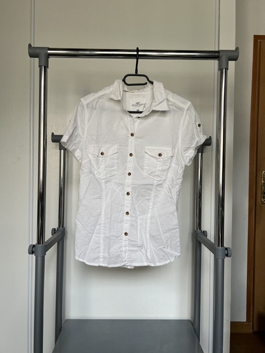 [90] Chemise manche courte blanche 