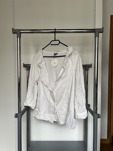 [93] Chemise blanche manche 3/4