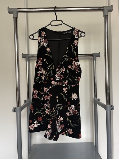 [201] Combi short à fleurs 