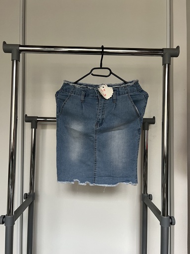 [131] Jupe mi longue en jean 