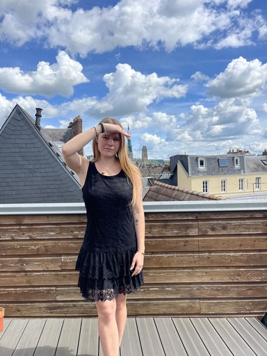 [Promod] Robe noir en dentelle 