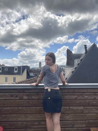 [Redseventy premium] Jupe en faux cuir noir